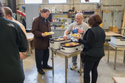 Combined Fund Drive Thanksgiving Feast hosted by Property Manage